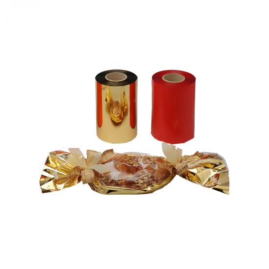 Σελοφάν μανίκι χρυσό 25εκ.-200μ.