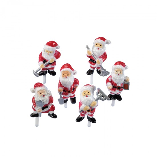 Διακοσμητικές φιγούρες ΄Άγιος Βασίλης με εργαλεία 72τεμ.