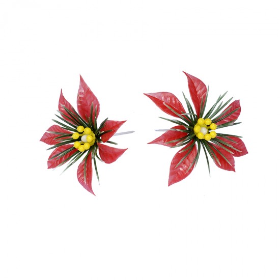 Διακοσμητική ποινσέτια κόκκινη 144τεμ.