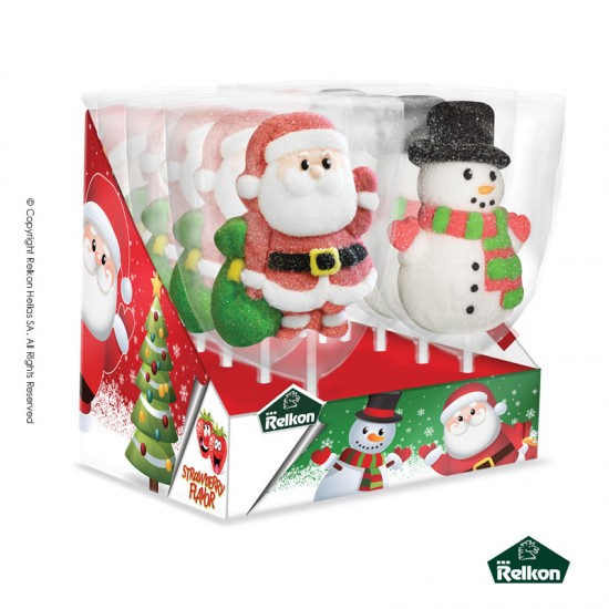 Χριστουγεννιάτικο marshmallow γλειφιτζούρι