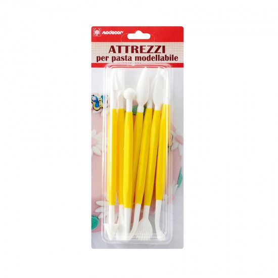 Εργαλεία διαμόρφωσης ζαχαρόπαστας σετ 8 τεμ.