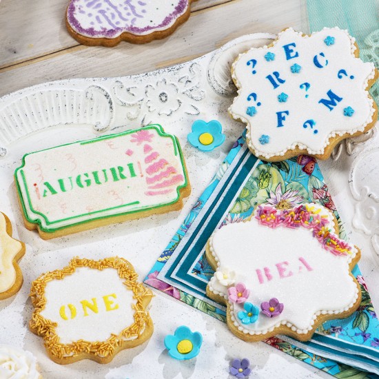 Στένσιλ "Γράμματα" 10x25εκ.