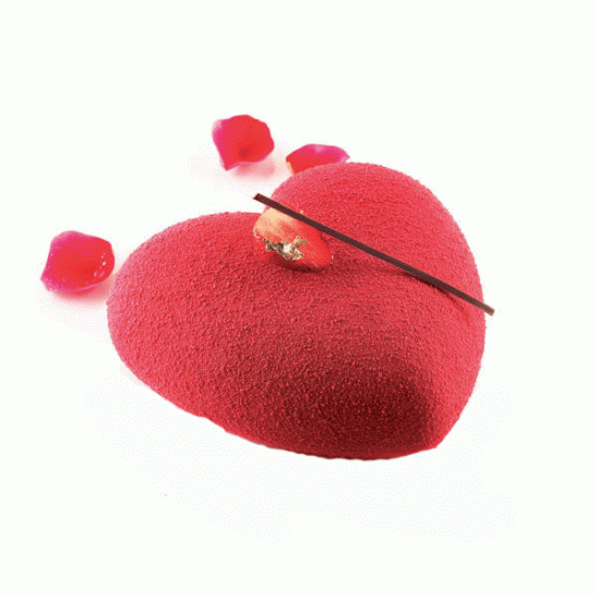 Φόρμα σιλικόνης καρδιά 3D