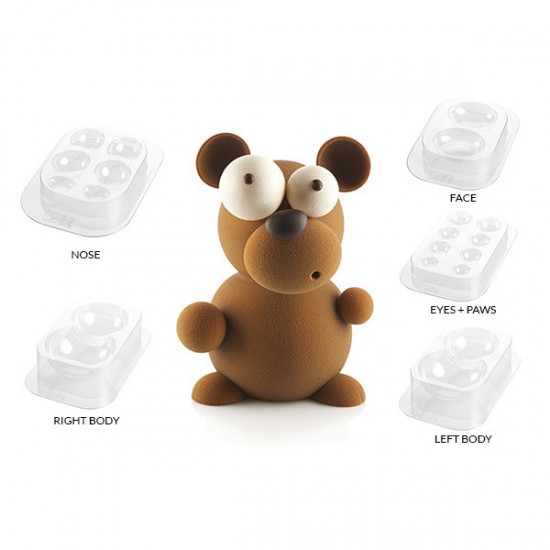 Καλούπι σοκολάτας 3D Teddy Kit