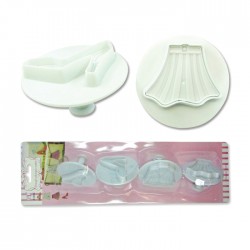 Σφραγίδες γυναικεία ένδυση σετ 4 τεμ.