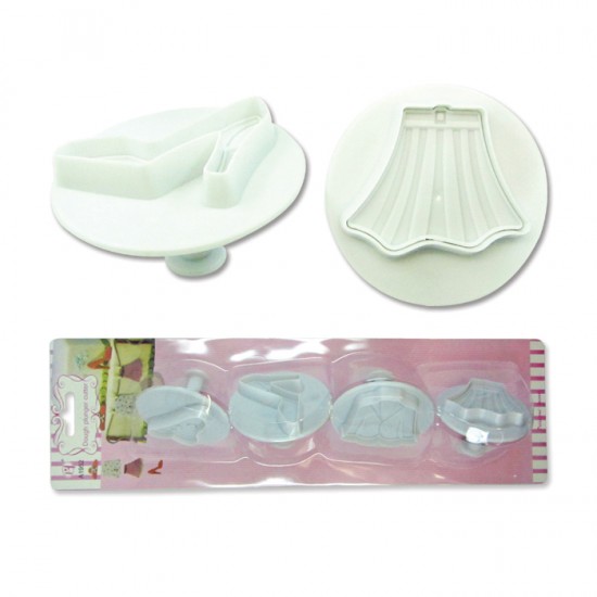 Σφραγίδες γυναικεία ένδυση σετ 4 τεμ.