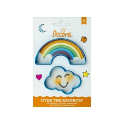 Κουπάτ ουράνιο τόξο & σύννεφο σετ 2 τεμ.