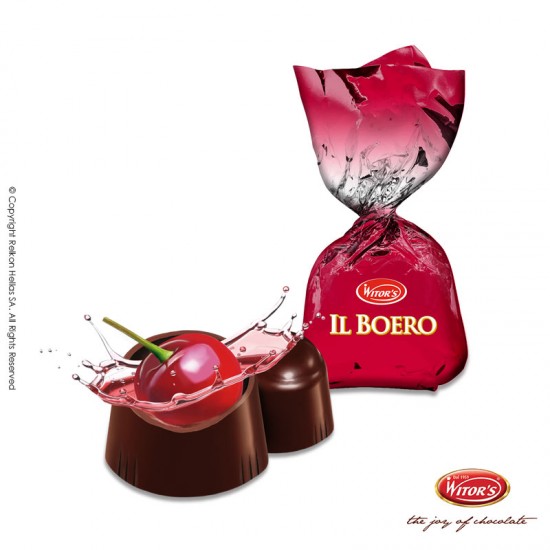 Σοκολατάκια τυλιχτά Κεράσι - λικέρ 1kg