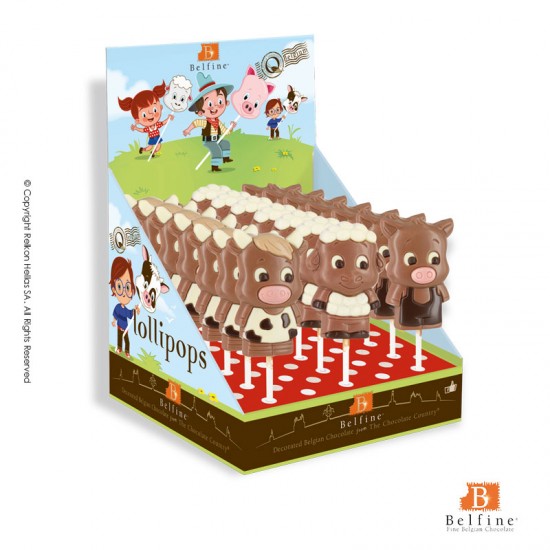 Σοκολατένια γλειφιτζούρια Ζωάκια φάρμας 