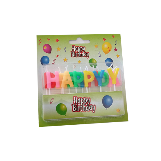 Κεριά happy birthday 13τεμ.