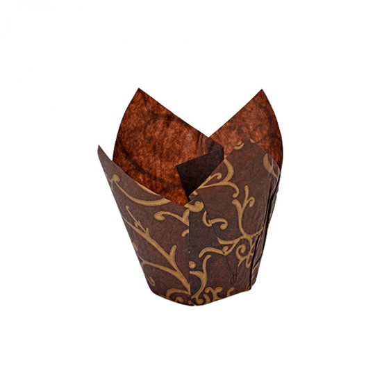 Φόρμα tulip καφέ-χρυσό 25τεμ.